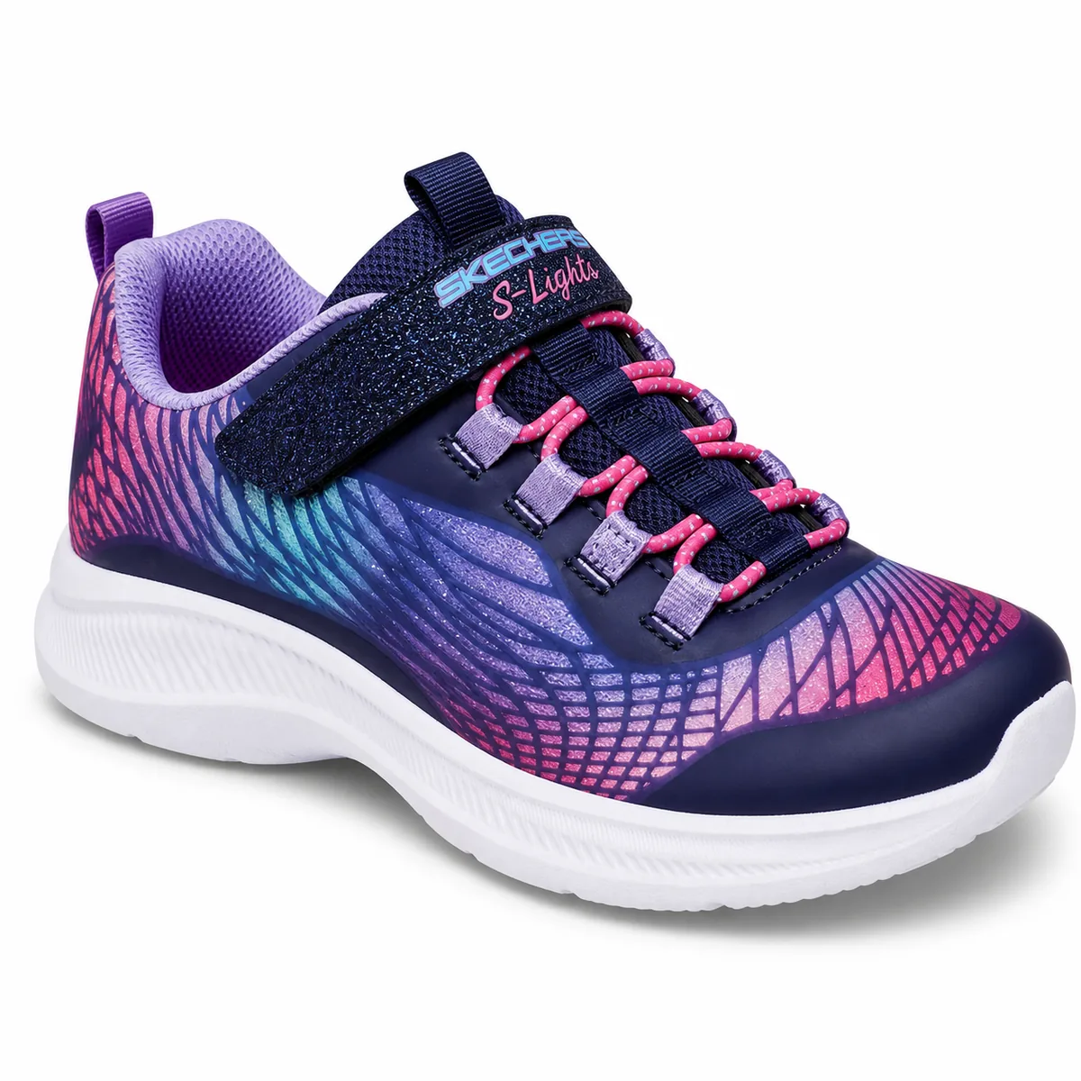 Skechers S-Lights, светящиеся — для девочек